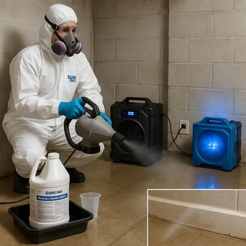 Sanitization and Odor Removal process in Lakeside, VA
