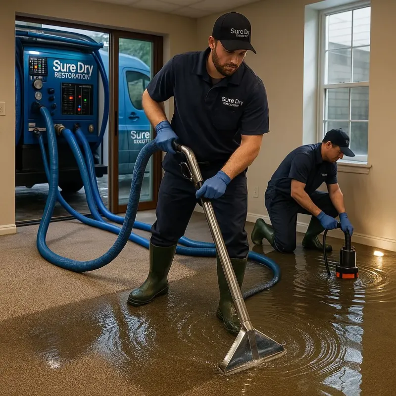 Water Extraction and Removal process in Lakeside, VA